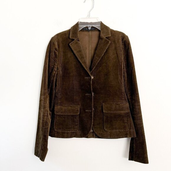 theory // brown corduroy suit blazer set with trousers / 2 - Picture 2 of 13